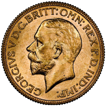 Sterlina Oro Re Giorgio V  AU 1929 1931 