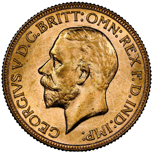 Sterlina Oro Re Giorgio V  AU 1929 1931 