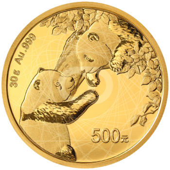 Chinese Gold Panda 500 Yuan 2023