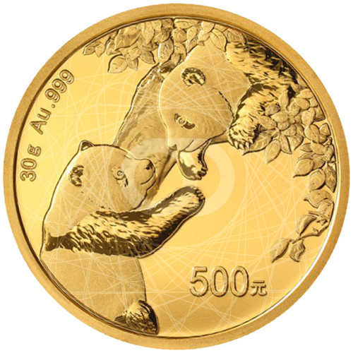 Chinese Gold Panda 500 Yuan 2023
