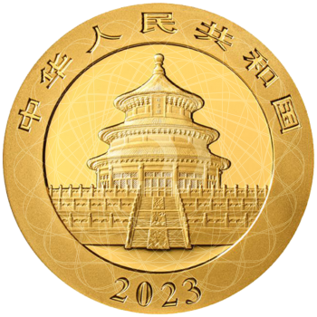 Chinese Gold Panda 500 Yuan 2023
