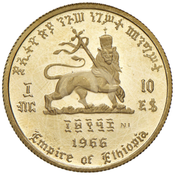 10 Dollari  Hailé Selassié I 1958 1966