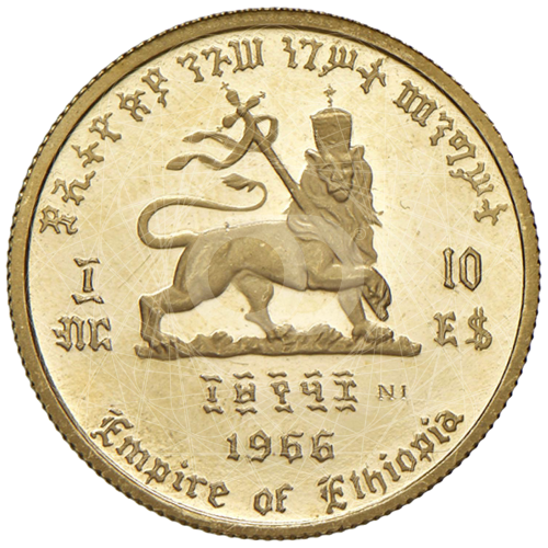 10 Dollari  Hailé Selassié I 1958 1966