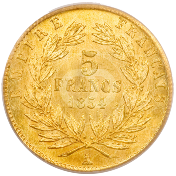 5 Franchi Napoleone III 1854 1855
