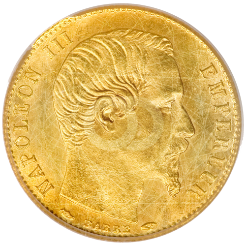 5 Franchi Napoleone III 1854 1855