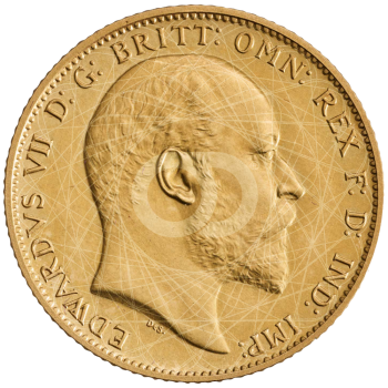 1/2 Sterlina Oro Edoardo VII 1902 1910
