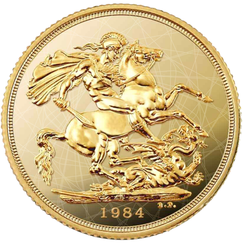 Sterlina Oro Regina Elisabetta II  Coronata 1974  1984