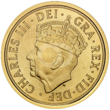 Sterlina Oro Re Carlo III 2023