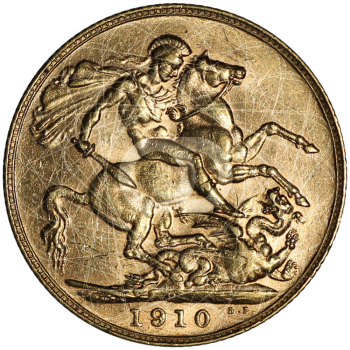 Sterlina Oro Re Edoardo VII 1902 1910