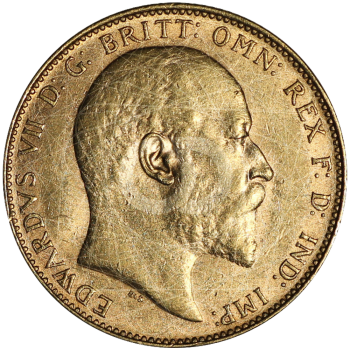 Sterlina Oro Re Edoardo VII 1902 1910