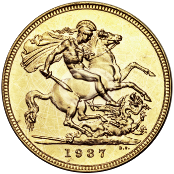 Sterlina Oro Re Giorgio VI 1937
