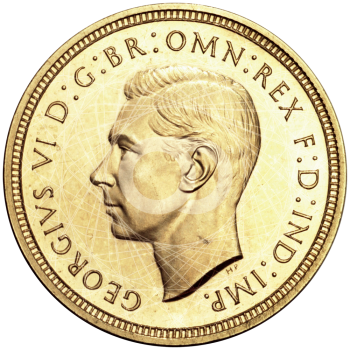 Sterlina Oro Re Giorgio VI 1937