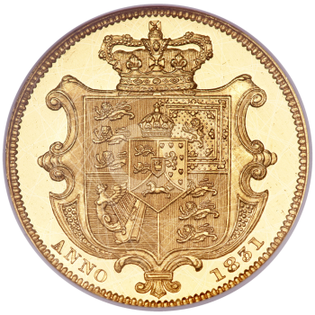 Sterlina Oro Re Guglielmo IV 1831 1837