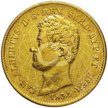 20 Lire Carlo Alberto 1831 1849