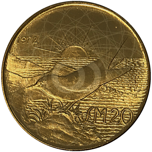 20 Liri Malta Oro Merril Bird 1972