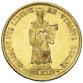 2 Scudi di San Marino Stemma 1974