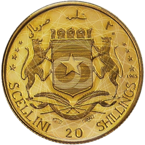 20 Scellini Oro Somalia 1965 1966