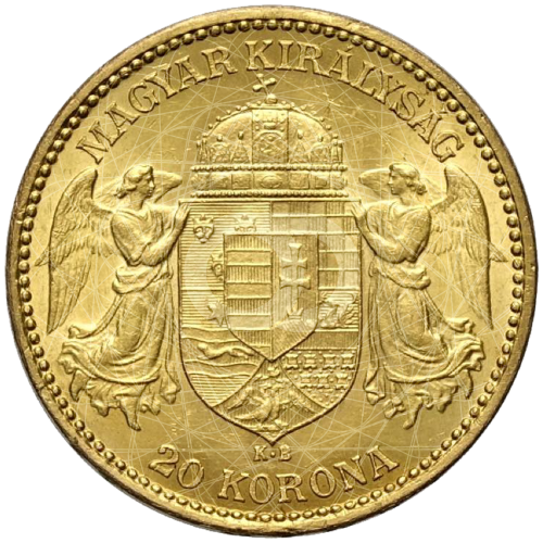 20 Corone Oro Francesco Giuseppe I 1892 1915 