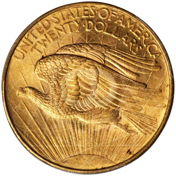 20 Dollari St-Gaudens Doppia Aquila 1907 1908 No Motto