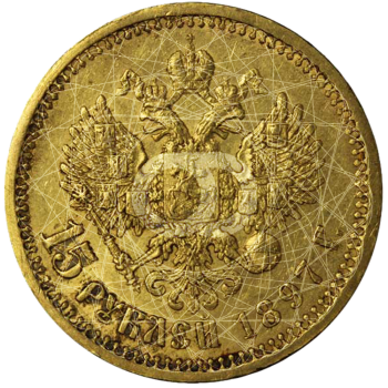 15 Rubli Oro Russi 