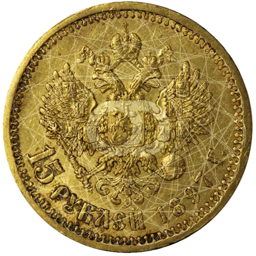 15 Rubli Oro Russi 