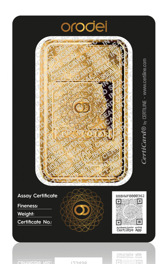 Certificazione Orodei Blister